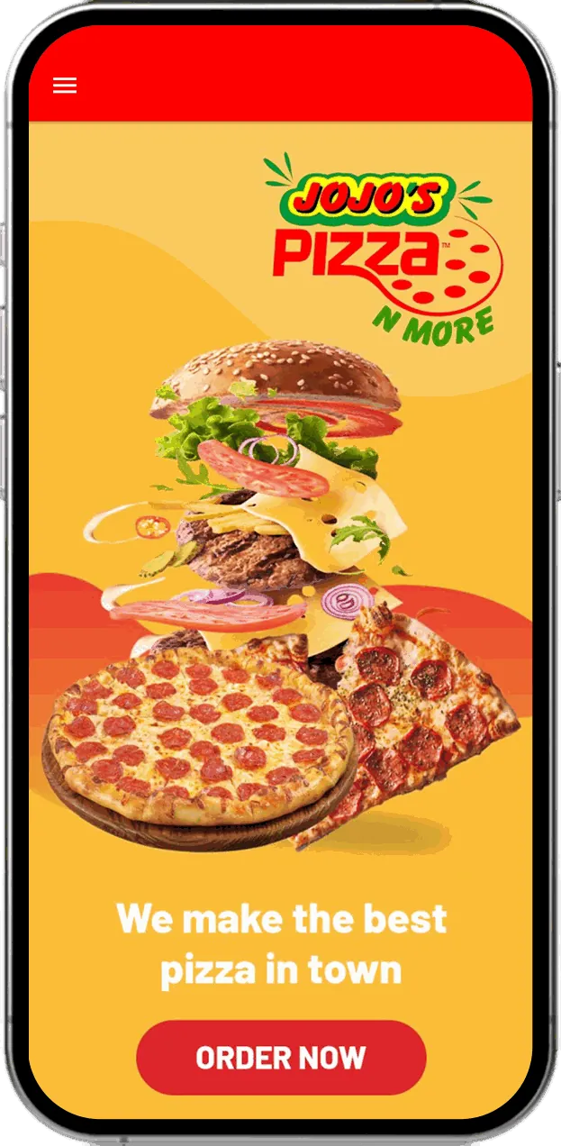 Client mobile app screen