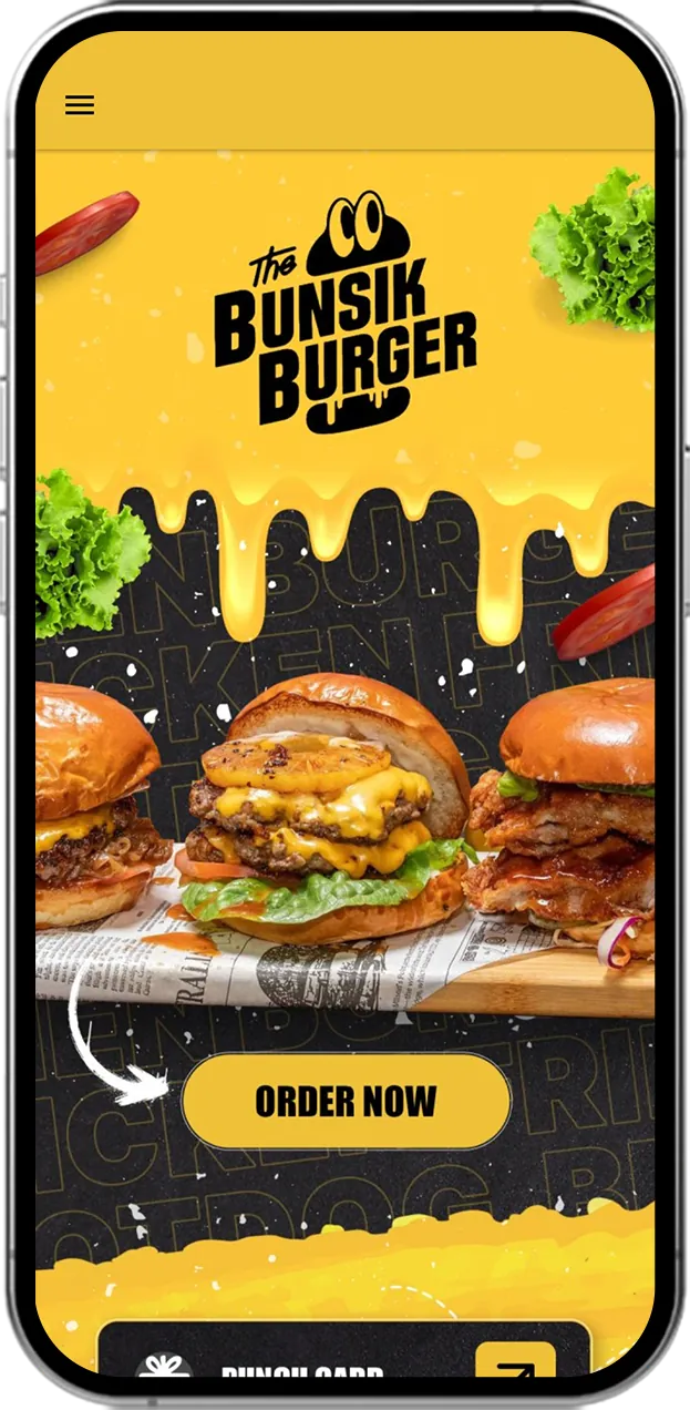 Client mobile app screen